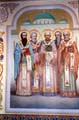 St. Basil the Great, St. John Chrysostom, St. Gregory the Theologian, St. Demetrius of Rostov, St. Leonty